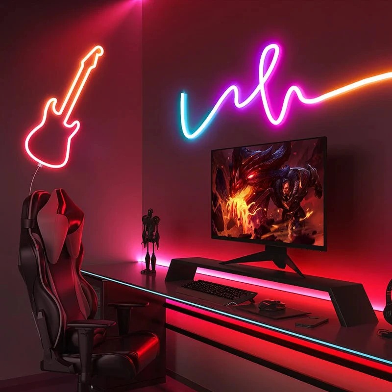 USB 5 Meter RGB Neon Light with App & Remote Control