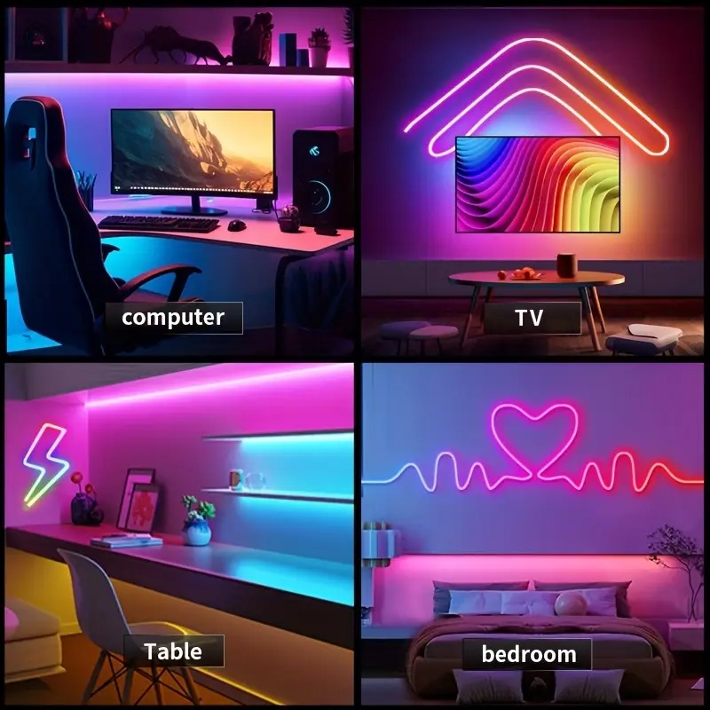 10 Meter RGB Neon Light with App & Remote Control