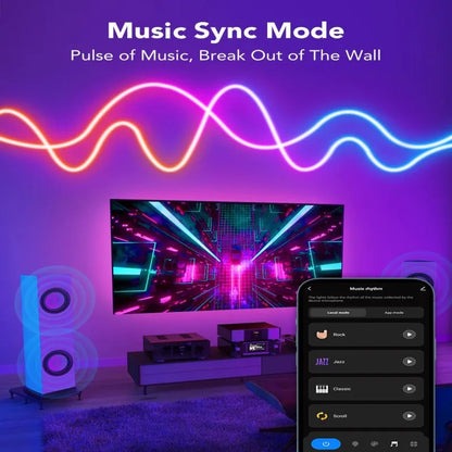 10 Meter RGB Neon Light with App & Remote Control