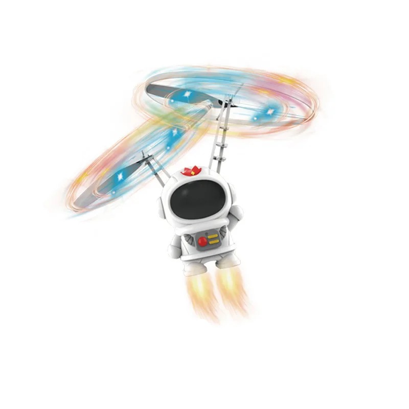2nd Generation Astronaut UFO Induction Flying Toy Smart Hover Sensor Drone with LED Light Electric RC Toy for Kids Gifts