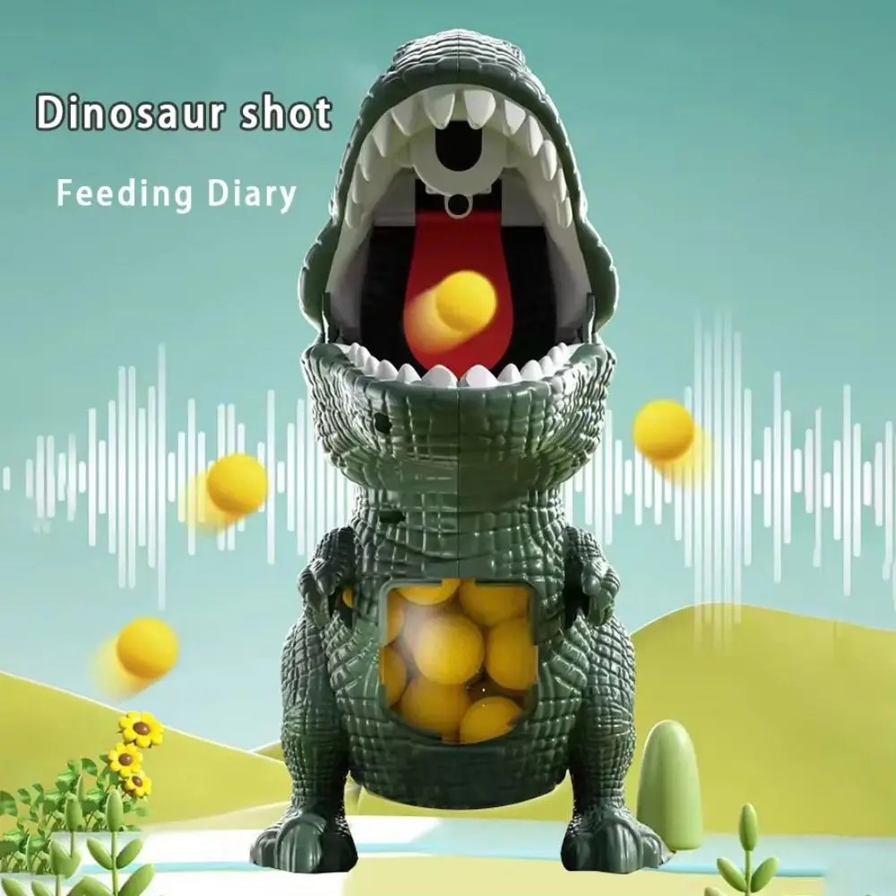 Soft Ball Design Dinosaur Launch Ejector Pneumatic Mechanism Ball Launch Soft Ball Ejector Competition Feature