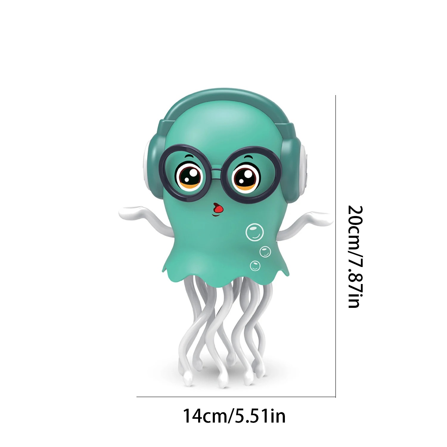 Electric dancing jellyfish octopus automatic sensing obstacle avoidance octopus children's lighting toy