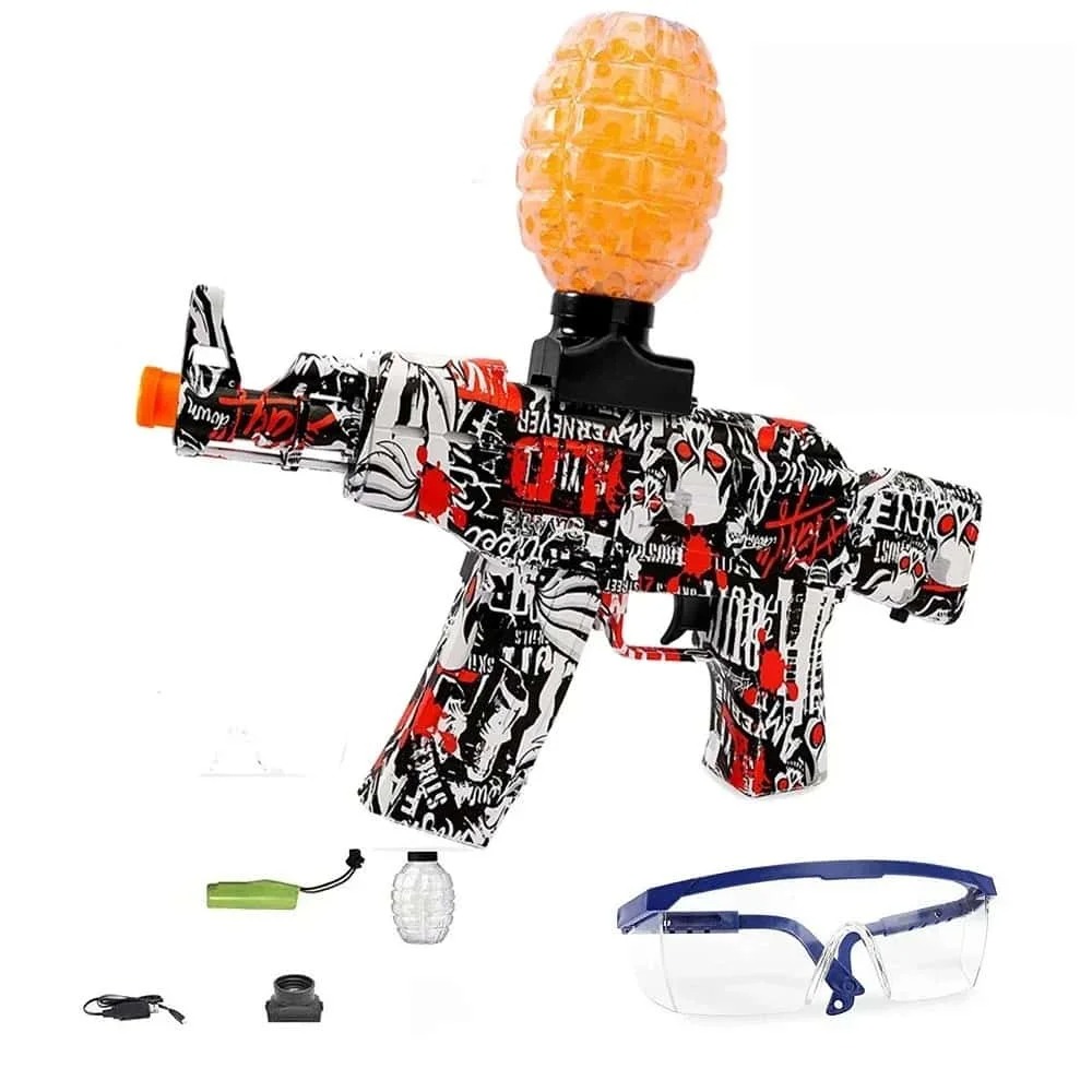 Splatte M4 Gun Free Gel Bombs Electric Gelblasterstoy Manual/Automatic Eco-Friendly Splatter Ball Blaster Squirt Boy Toys